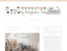 Tablet Screenshot of myfragranthome.com